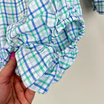 Load image into Gallery viewer, Janie and Jack Plaid Poplin Bodysuit 18-24 Months

