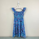 Load image into Gallery viewer, Lilly Pulitzer Girls Mini Jilly Midi Dress Breakwater Blue Shells N Bells XS 2-3
