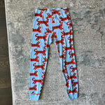 Load image into Gallery viewer, Hanna Andersson Blue Otis the Tiger Long John Pajamas 120 cm 6-7
