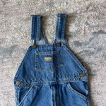 Load image into Gallery viewer, Vintage OshKosh B'gosh Blue Jean Overalls 4T
