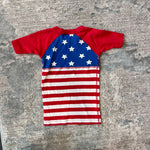 Load image into Gallery viewer, Hanna Andersson Short John Pajamas American Flag 110 cm 5T
