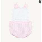 Load image into Gallery viewer, TBBC Sally Sunsuit Worth Avenue White &amp; Pinckney Pink Stripe 18-24 Months

