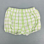 Load image into Gallery viewer, Florence Eiseman Green Plaid Applique Flower Tank Set 6 Months
