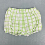 Load image into Gallery viewer, Florence Eiseman Green Plaid Applique Flower Tank Set 6 Months
