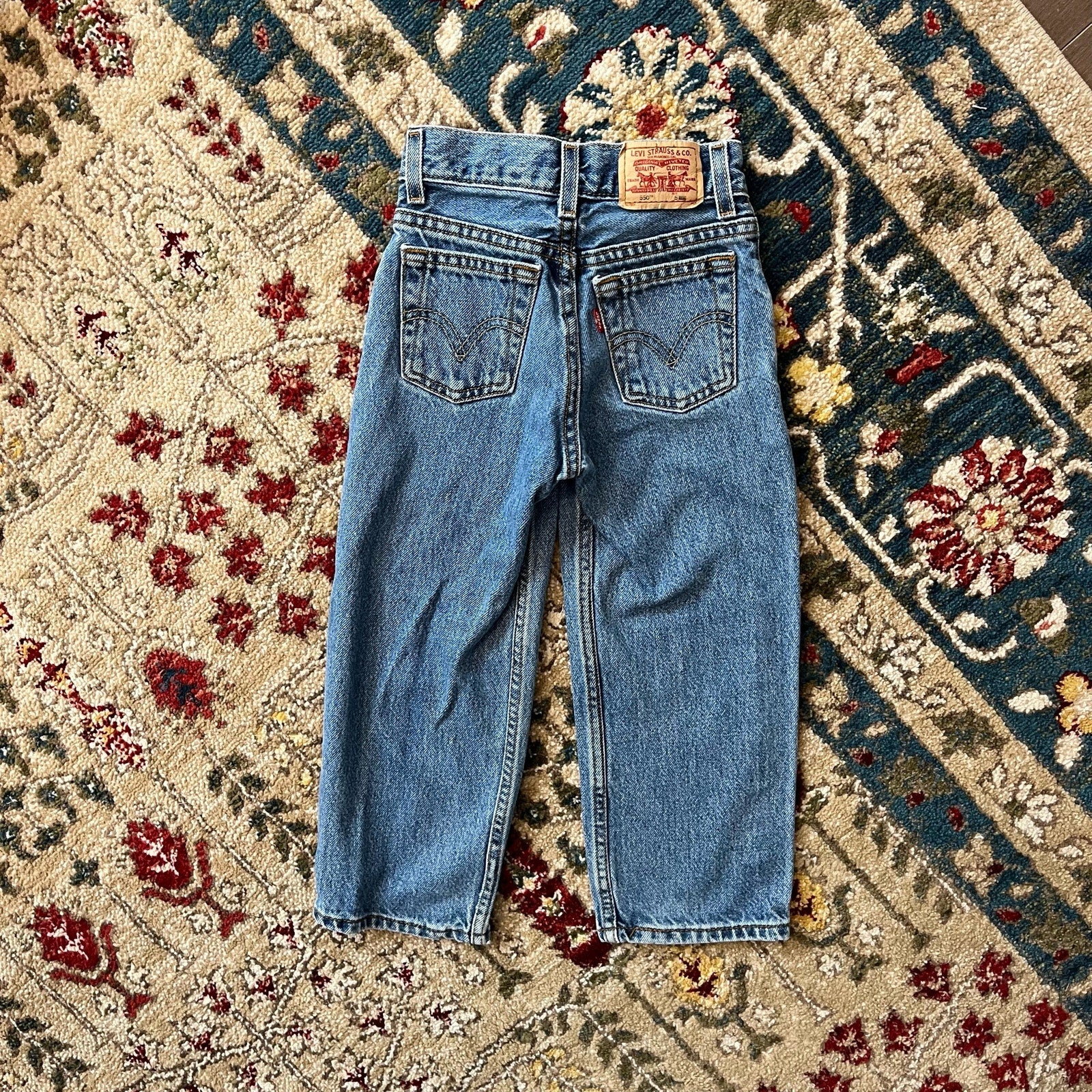 Levi's 550 Relaxed Fit Blue Jeans 5T