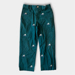 Load image into Gallery viewer, Vineyard Vines Woody and Tree Embroidered Breaker Pants Charleston Green 6

