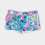 Load image into Gallery viewer, Lilly Pulitzer Girls Little Chrissy Short Multi Dive In Reduced XL 12-14
