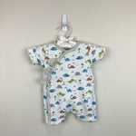 Load image into Gallery viewer, Kissy Kissy Pima Cotton Dinosaur Playsuit Romper 3-6 Months
