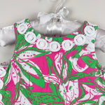 Load image into Gallery viewer, Lilly Pulitzer Baby Lilly Infant Shift Dress Pink Green Flowers 6-12 Months
