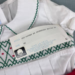 Load image into Gallery viewer, Vintage Vive-La-Fete Smocked Button On Shortall Romper 9 Months NWT
