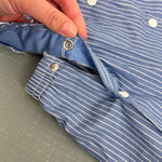 Load image into Gallery viewer, Vintage Carter's Blue Striped Tiger Car Overalls 6 Months USA
