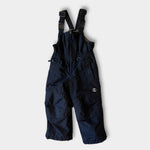 Load image into Gallery viewer, Lands' End Kids Squall Waterproof Iron Knee Bib Snow Pants Black 3T

