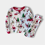 Load image into Gallery viewer, Pottery Barn Kids Christmas Santa Pajamas 6
