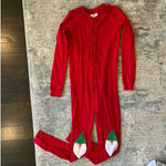 Load image into Gallery viewer, Hanna Andersson Red Gnome Union Suit Pajamas 130 cm 8
