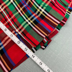 Load image into Gallery viewer, Vintage Martha&#39;s Miniatures Festive Red Plaid Dress 12 Months USA
