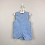 Load image into Gallery viewer, Vintage Blue Sailboat Shortall Romper 24 Months
