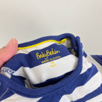 Load image into Gallery viewer, Mini Boden Striped Crocodile Applique Shortall Romper Newborn
