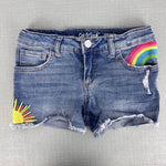 Load image into Gallery viewer, Cat &amp; Jack Rainbow Stitch Denim Shorts 6

