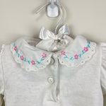 Load image into Gallery viewer, Vintage OshKosh B&#39;gosh Long Sleeve White Blouse 6-9 Months USA
