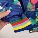 Load image into Gallery viewer, Mini Boden Borg Lined Anorak Jacket Twilight Frogs 2-3 NWT
