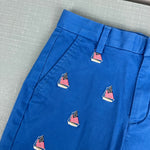 Load image into Gallery viewer, Vineyard Vines Boys' Embroidered Stretch Breaker Shorts Tide Blue 6
