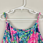 Load image into Gallery viewer, Lilly Pulitzer Girls Candice Romper Multi Flamenco Beach L 8-10
