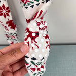 Load image into Gallery viewer, Hanna Andersson Holiday Dear Deer HannaJams Footed Sleeper 75 cm 12-18 Months

