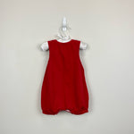 Load image into Gallery viewer, Vintage Carter's Red Sailboat Shortall Romper 12 Months USA
