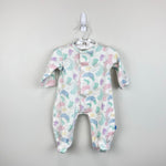 Load image into Gallery viewer, Magnetic Me Pastel Paint Splatter Organic Cotton Footie 3-6 Months
