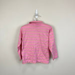 Load image into Gallery viewer, Vintage Healthtex Pink Stripe Applique Mouse Turtleneck Top 4T USA
