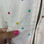 Load image into Gallery viewer, Mini Boden Shaggy Lined Hoodie Provence Dusty Pink Multi Spot 11-12
