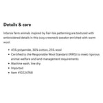 Load image into Gallery viewer, Mini Boden All Over Fair Isle Sweater Easter Farm Animals 7-8
