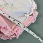 Load image into Gallery viewer, Vintage Baby Girl Pink White Kite Romper
