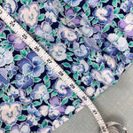 Load image into Gallery viewer, Vintage Wee Clancy Katie Pansy Blue Floral Ruffle Dress 8 USA
