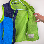 Load image into Gallery viewer, L.L. Bean PrimaLoft Packaway Vest Blue Green Colorblock L 6/7
