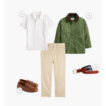 Load image into Gallery viewer, Crewcuts Boys Thompson Suit Jacket and Pants Khaki 3T NWT

