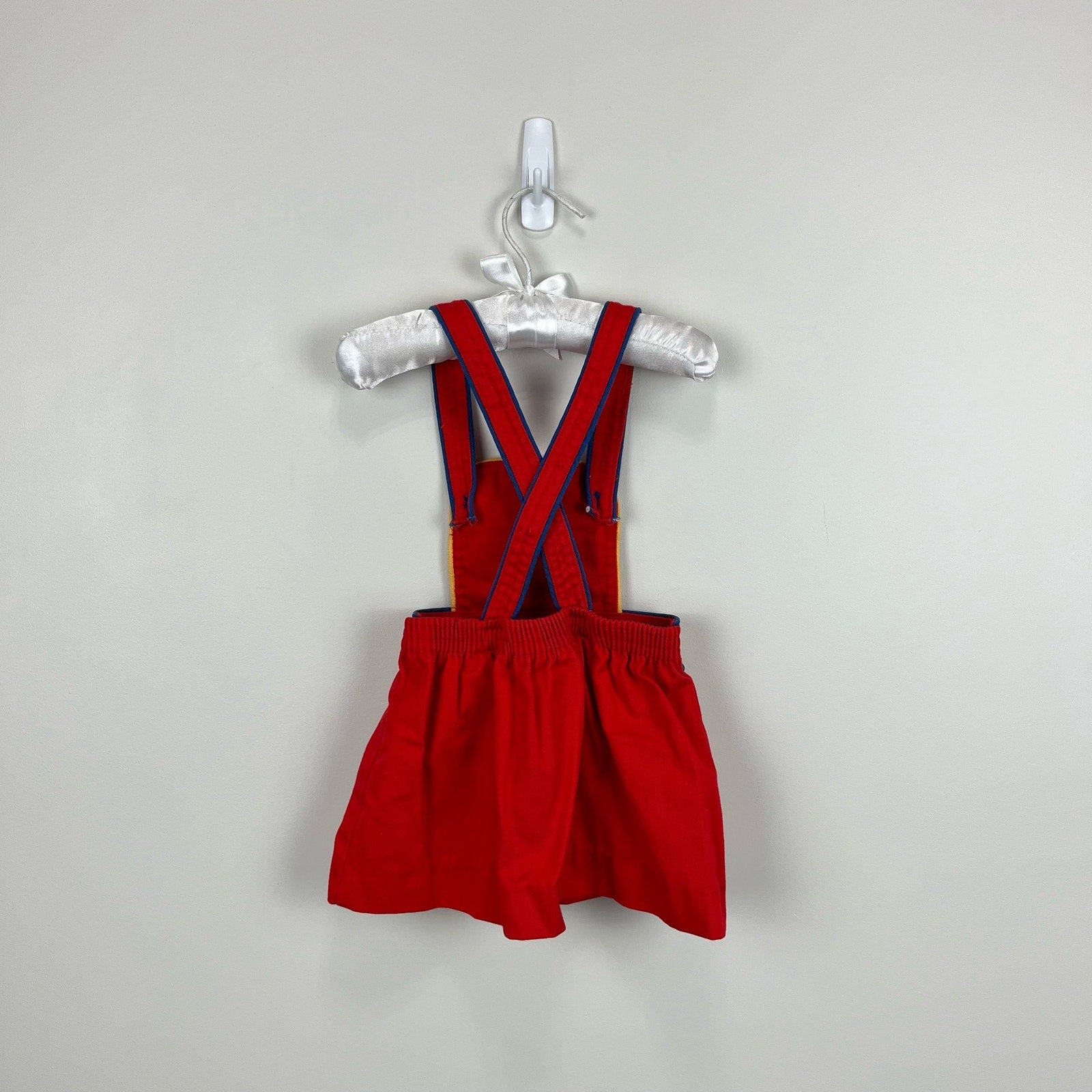 Vintage Girls Red Jumper 12 Months