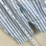 Load image into Gallery viewer, Vintage Blue &amp; White Striped Suspender Pants 12 Months USA
