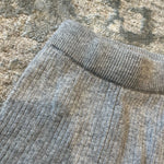 Load image into Gallery viewer, Janie and Jack Ribbed Gray Sweater Pants 3-6 Months
