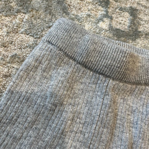 Janie and Jack Ribbed Gray Sweater Pants 3-6 Months