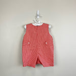 Load image into Gallery viewer, Sir Jon by Rosalina Smocked Alligator Shortall Romper 12 Months
