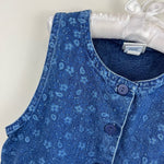 Load image into Gallery viewer, Vintage OshKosh B'gosh Blue Paisley Jumper Dress 6 USA
