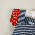 Load image into Gallery viewer, Vintage Good Lad Tailored Striped Ruffle Shortalls 4T
