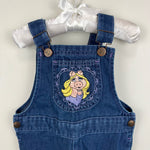 Load image into Gallery viewer, Vintage Calamity Jane Miss Piggy Blue Jean Overalls 3T
