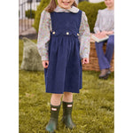 Load image into Gallery viewer, Little English Ruffled Peter Pan Blouse Red Gingham 4T

