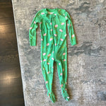 Load image into Gallery viewer, Hanna Andersson Green Farm Footie Pajamas 90 cm 3T
