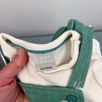 Load image into Gallery viewer, John Lewis Baby Sheep Dungaree &amp; Bodysuit Set Multi 3-6 Months NWOT
