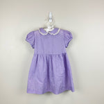 Load image into Gallery viewer, Vintage Polly Flinders Purple Polka Dot Dress 4T
