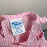 Load image into Gallery viewer, Vintage OshKosh B'Gosh Pink Striped Jumper Dress 12 Months
