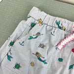 Load image into Gallery viewer, J. Crew Girls' Pull-On Short Mermaid Print Medium 8
